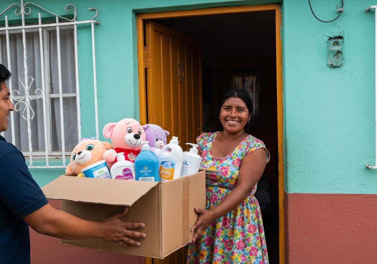Recibir materiales en casa